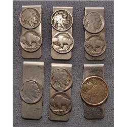 SIX MONEY CLIPS
