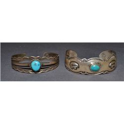 TWO NAVAJO BRACELETS