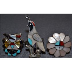 THREE NAVAJO RINGS