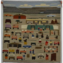 NAVAJO PICTORIAL TEXTILE