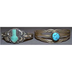 TWO NAVAJO BRACELETS