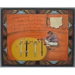 NAVAJO PAINTING/SAND PAINTING