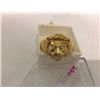 10K MENS GOLD LION RING LARGE SIZE 9-10