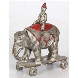Cast Iron Circus Elephant Pull Toy