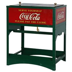 Miniature Lift Top Coca-Cola Cooler