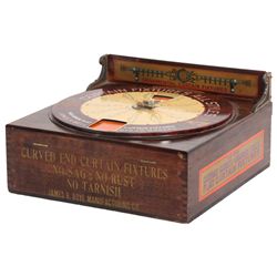 Oak Boye Curtain Fixture Store Case