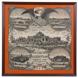 1876 Philadelphia Linen Broadside