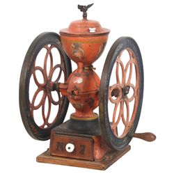 Enterprise Mfg. Co. Cat Iron No. 7 Coffee Grinder