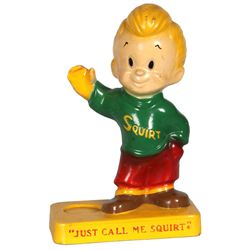 Squirt Soda Figural Advertising Stand