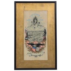 Lg. World’s Fair Silk Woven Ribbon