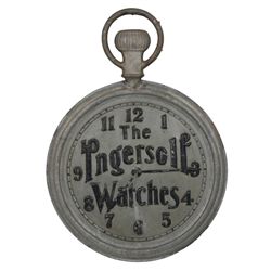 2 Sided Ingersoll Watches Advertising Sign