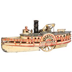 Wilkins Cast Iron Pull Toy Boat