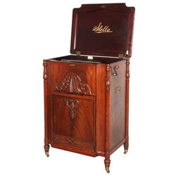 Mahogany Stella Grand Console Music Box