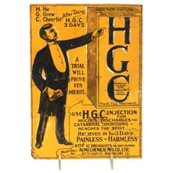 HGC Embossed Tin Sign