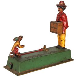 Mechanical Monkey Cast Iron Bank