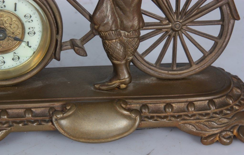 British United Clock Co. Bicycle Clock