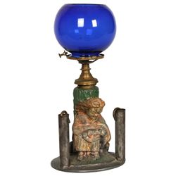 Miniature Figural Cigar Lighter Lamp