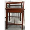 Image 4 : Walnut Lift Top Store Display Cabinet
