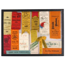 Collection of 14 Bicycle Related Ribbons