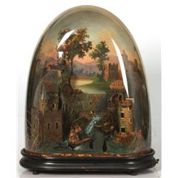 Rocking Ship Automaton Under Dome