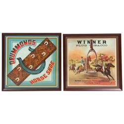 2 Tobacco Country Store Crate Labels