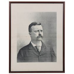 C. 1900 Teddy Roosevelt Framed Lithograph