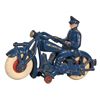 Image 1 : Hubley Champion Cast Iron Police Motorcycle