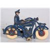 Image 3 : Hubley Champion Cast Iron Police Motorcycle