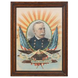 George Dewey Portrait Chromo Lithograph