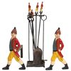 Image 1 : Painted Cast Iron Hessian Soldier Fireplace Set
