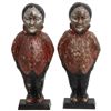 Image 1 : Cast Iron Figural Standing Andirons