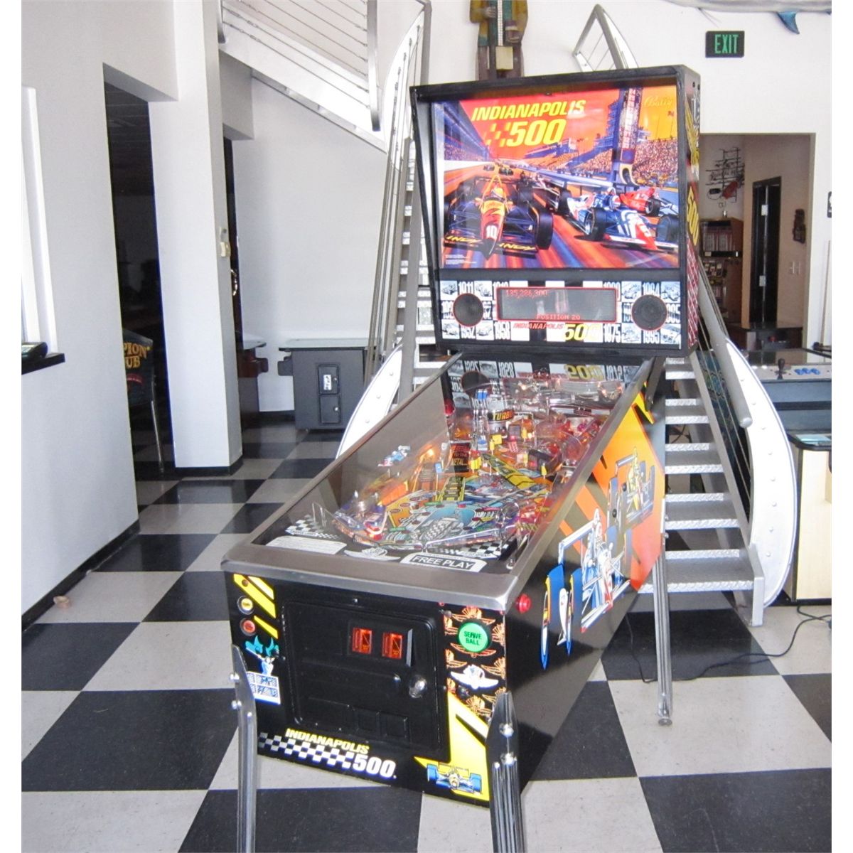 INDIANAPOLIS 500 PINBALL MACHINE RARE BALLY GAME