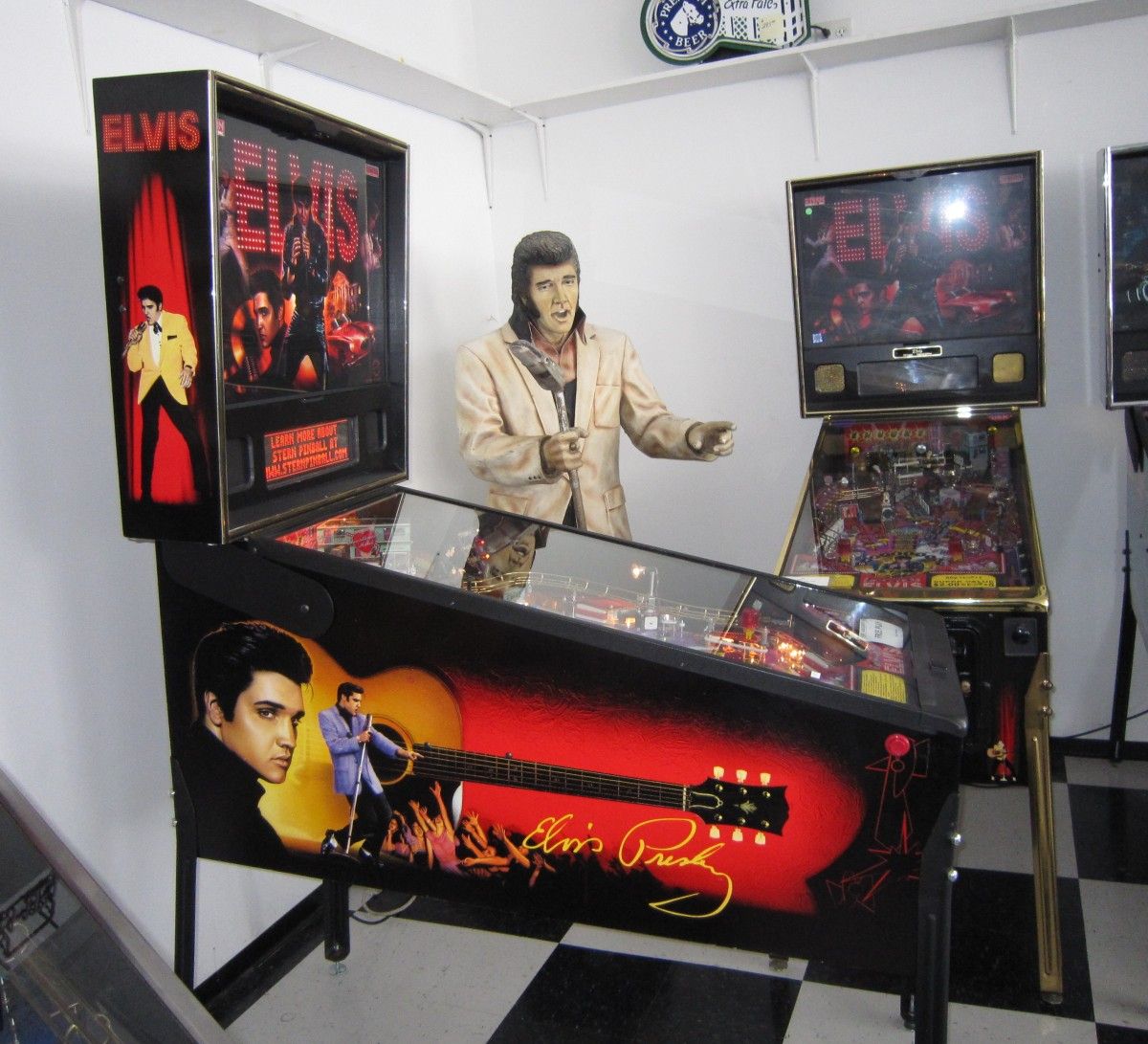 ELVIS PRESLEY PINBALL MACHINE SHOPPED SUPER CONDITION