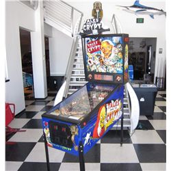 TALES FROM THE CRYPT PINBALL MACHINE w NEW TOPPER