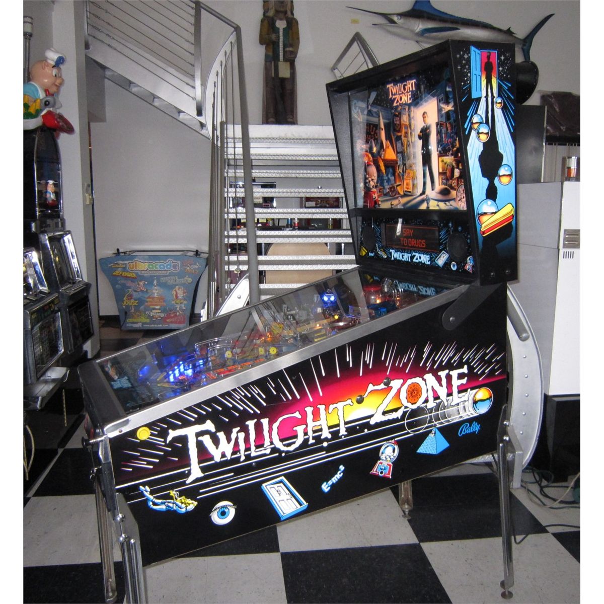 TWILIGHT ZONE PINBALL MACHINE w COLOR HD DMD DISPLAY & LEDs