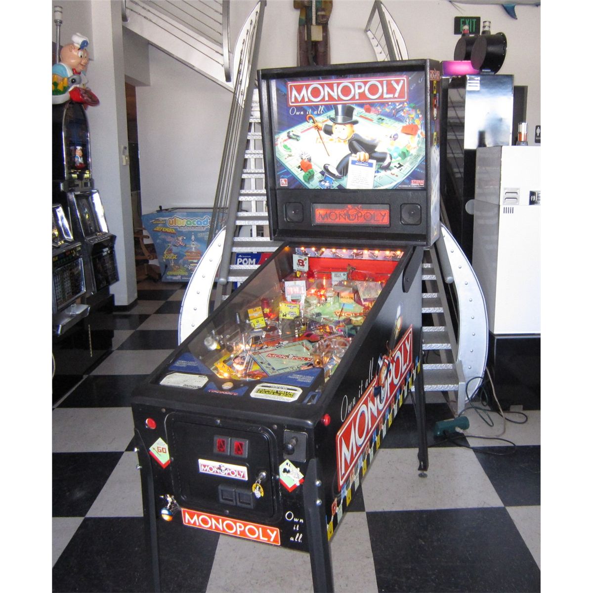 Monopoly Machine MONOPOLY PINBALL MACHINE by STERN ~ GREAT CONDITION ~ SHOPPED