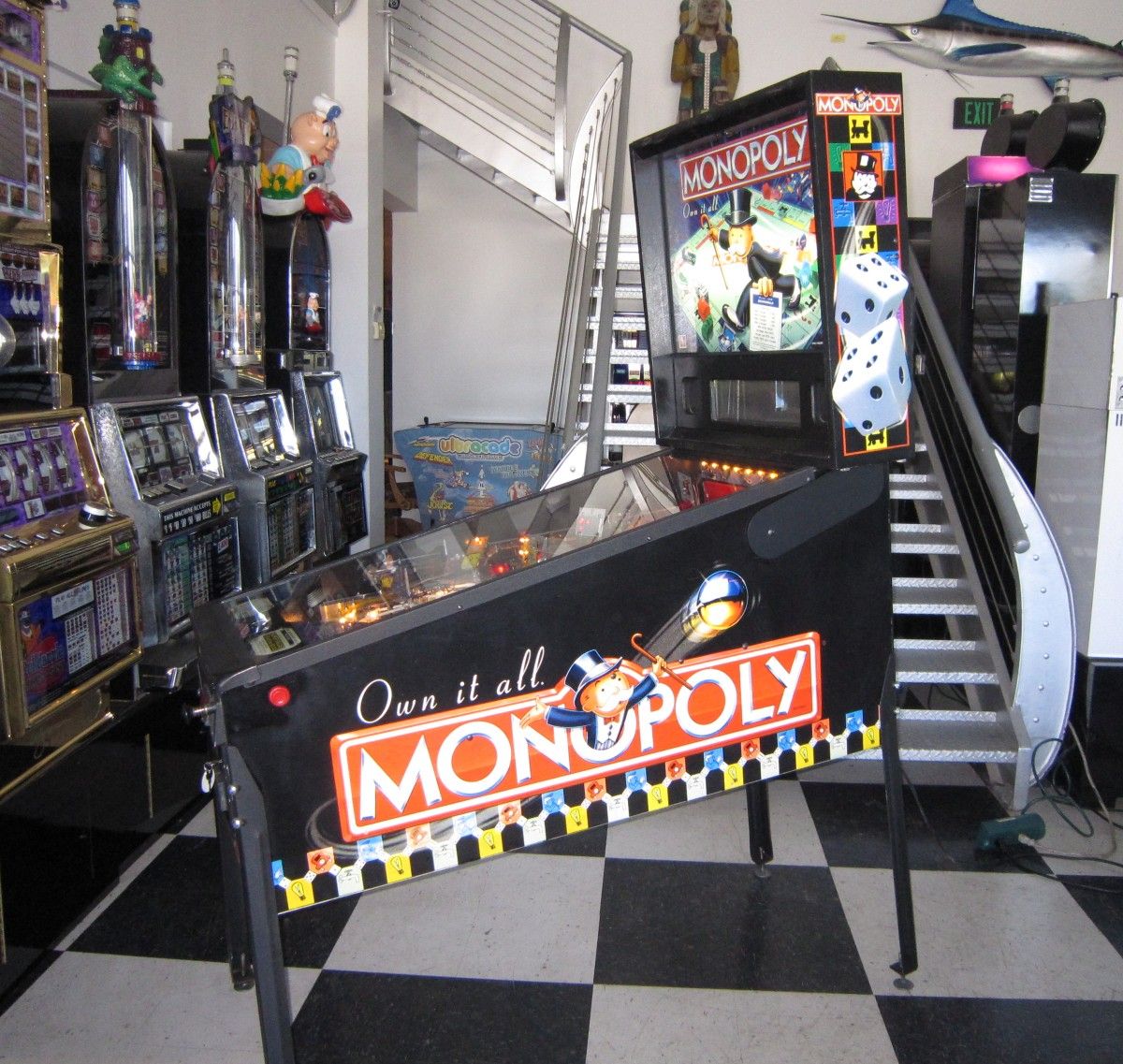 Monopoly Machine MONOPOLY PINBALL MACHINE by STERN ~ GREAT CONDITION ~ SHOPPED