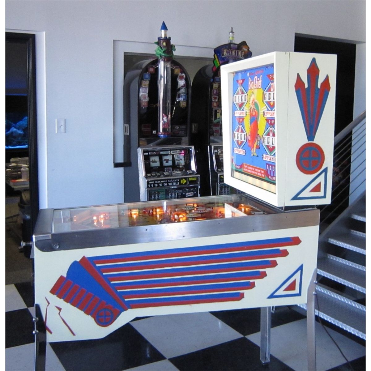 BIG CHIEF PINBALL MACHINE BY WILLIAMS ~ CLASSIC EM GAME