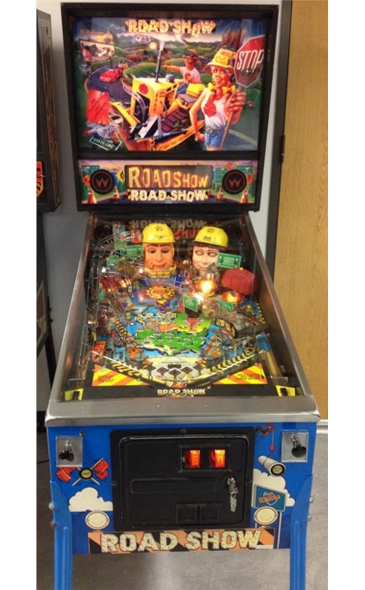 Road Show Pinball Machine By Williams Great Fun W Red Ted Working 100