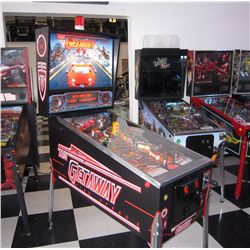 THE GETAWAY PINBALL MACHINE ~ MINT CONDITION