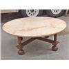 Image 1 : Cherry Coffee Table with Marble Top