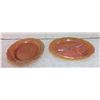 Image 1 : Carnival glass serving trays