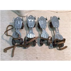 Two pairs of Speed King roller skates