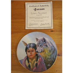 Vague Shadows Collectable Plate