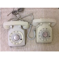 Two Rotary Phones