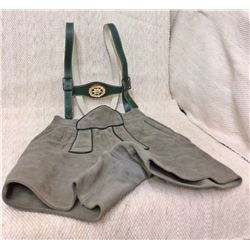 Weiss Arnold Lederhose Shorts