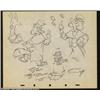 Image 1 : Pinnocchio (RKO, 1940). Model sheet for Honest John. This is one of the rarest pencils you'll eve...