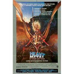 Heavy Metal (Columbia, 1981). One Sheet (27" X 41"). Ripped from the pages of "Heavy Metal" magaz...