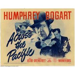Across the Pacific (Warner Brothers, 1942). Title Lobby Card (11  X 14 ). John Huston reunited Hu...