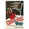 Image 1 : Criss Cross (Universal, 1949). One Sheet (27" X 41"). Burt Lancaster and Tony Curtis (in his firs...